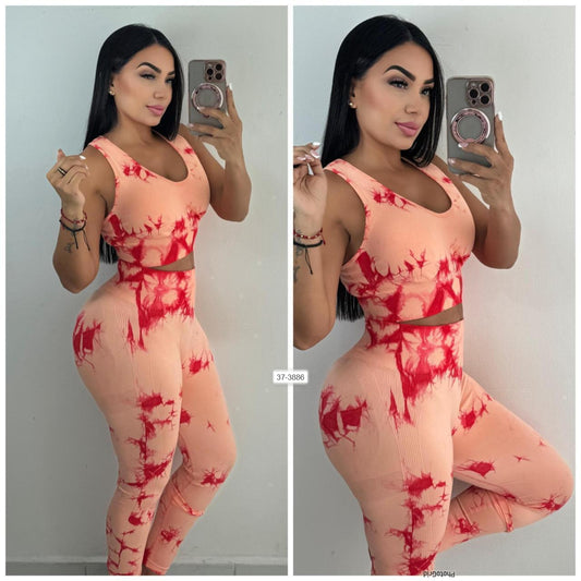 Conjunto Estampado Para Mujer 37-3886 (J)