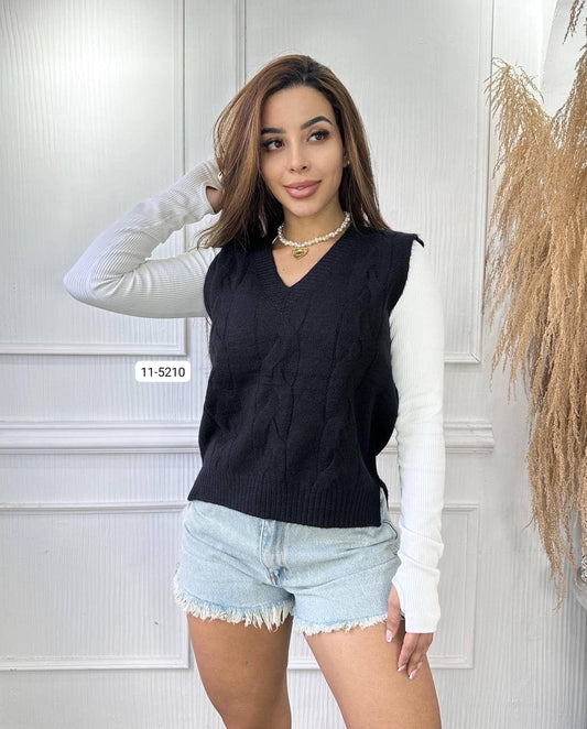 Chaleco En Hilo Para Mujer 11-5210 (H)