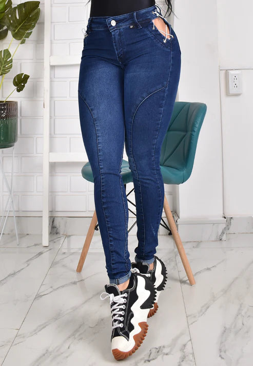 Jeans Skinny Levanta glúteos